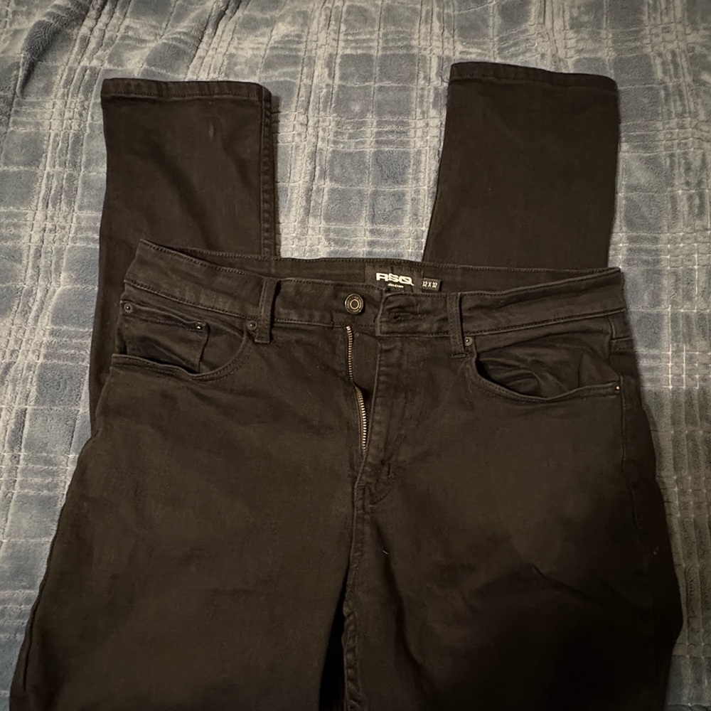 RSQ Black Relaxed Jeans Classic Style